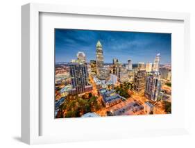 Charlotte, North Carolina, USA Uptown Cityscape.-SeanPavonePhoto-Framed Photographic Print