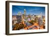 Charlotte, North Carolina, USA Uptown Cityscape.-SeanPavonePhoto-Framed Photographic Print