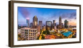 Charlotte, North Carolina, USA Uptown Skyline Panorama-Sean Pavone-Framed Photographic Print