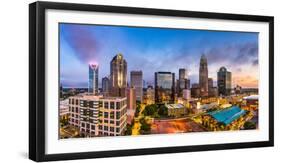 Charlotte, North Carolina, USA Uptown Skyline Panorama-Sean Pavone-Framed Photographic Print