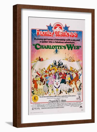 Charlotte's Web, 1973-null-Framed Art Print