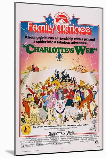 Charlotte's Web, 1973-null-Mounted Art Print