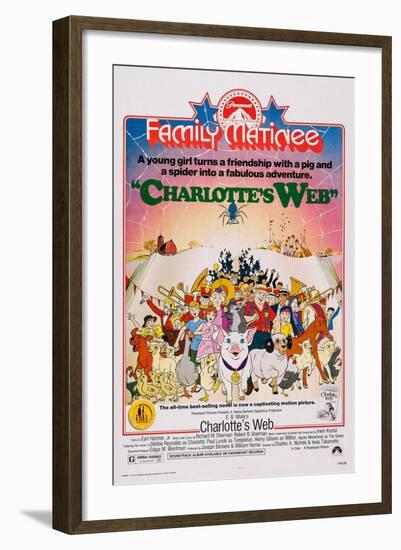 Charlotte's Web, 1973-null-Framed Art Print