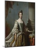 Charlotte Sophia of Mecklenburg-Strelitz, 1762-Allan Ramsay-Mounted Giclee Print