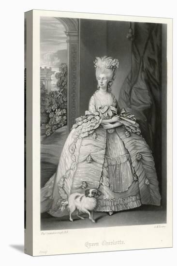 Charlotte Sophia of Mecklenburg-Strelitz Queen of George III-G.h. Every-Stretched Canvas