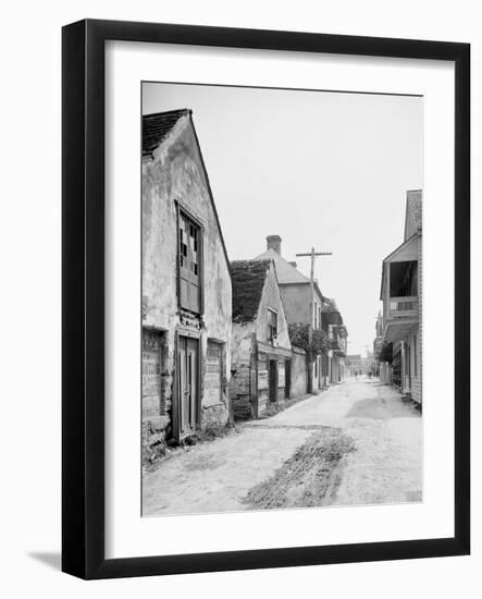 Charlotte Street, St. Augustine, Fla.-null-Framed Photo