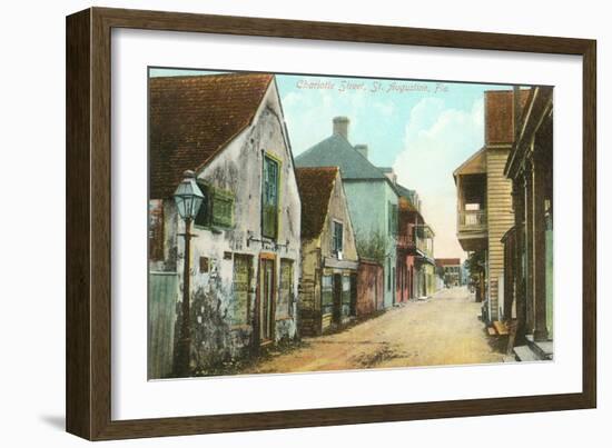 Charlotte Street, St. Augustine, Florida-null-Framed Art Print