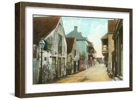 Charlotte Street, St. Augustine, Florida-null-Framed Art Print