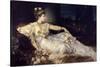 Charlotte Wolter as Messalina, 1875-Hans Makart-Stretched Canvas