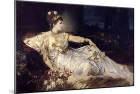 Charlotte Wolter as Messalina, 1875-Hans Makart-Mounted Giclee Print