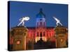 Charlottenburg Palace (Schloss Charlottenburg) at Night, Berlin, Germany, Europe-Stuart Black-Stretched Canvas