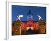 Charlottenburg Palace (Schloss Charlottenburg) at Night, Berlin, Germany, Europe-Stuart Black-Framed Photographic Print