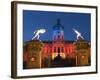 Charlottenburg Palace (Schloss Charlottenburg) at Night, Berlin, Germany, Europe-Stuart Black-Framed Photographic Print