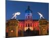 Charlottenburg Palace (Schloss Charlottenburg) at Night, Berlin, Germany, Europe-Stuart Black-Mounted Photographic Print