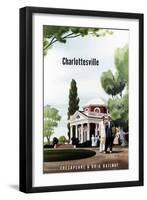 Charlottesville-Bern Hill-Framed Giclee Print