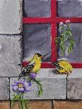 Gold Finches-Charlsie Kelly-Giclee Print