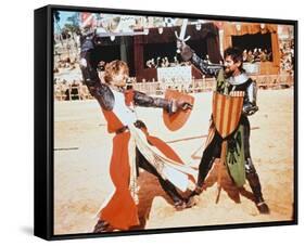 Charlton Heston - El Cid-null-Framed Stretched Canvas