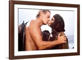 Charlton Heston; Kim Hunter. "Planet of the Apes" [1968], Directed by Franklin J. Schaffner.-null-Framed Photographic Print