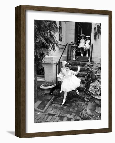 Charm School for Modern Living Wash-Art Rickerby-Framed Photographic Print