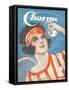 Charm, Tennis Magazine, USA, 1924-null-Framed Stretched Canvas