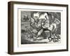 Charmer of Serpents: Indian Jugglers Exhibiting Tamed Snakes-null-Framed Giclee Print