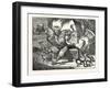 Charmer of Serpents: Indian Jugglers Exhibiting Tamed Snakes-null-Framed Giclee Print