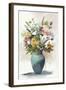 Charming Bouquet-Jacob Q-Framed Art Print