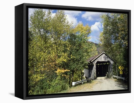 Charming Covered Bridge-null-Framed Stretched Canvas