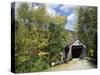 Charming Covered Bridge-null-Stretched Canvas