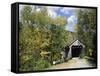 Charming Covered Bridge-null-Framed Stretched Canvas