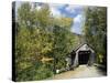 Charming Covered Bridge-null-Stretched Canvas