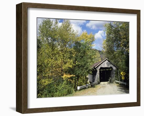 Charming Covered Bridge-null-Framed Photographic Print