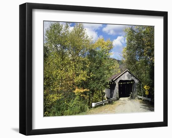 Charming Covered Bridge-null-Framed Photographic Print