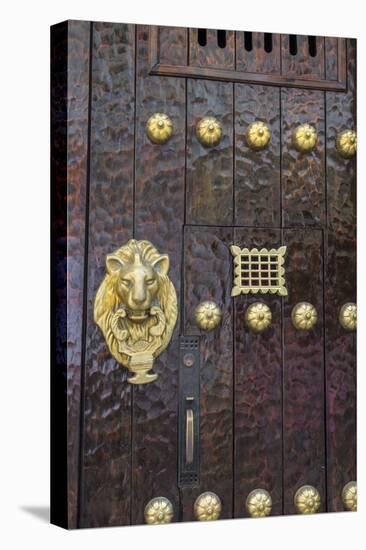 Charming entry door, Cartagena, Colombia.-Jerry Ginsberg-Stretched Canvas