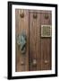 Charming entry door, Cartagena, Colombia.-Jerry Ginsberg-Framed Premium Photographic Print