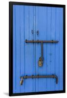 Charming entry door, Cartagena, Colombia.-Jerry Ginsberg-Framed Photographic Print