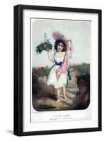 Charming Flowers, C19th Century-F Silber-Framed Giclee Print