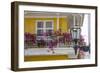 Charming Old World balconies, Cartagena, Colombia.-Jerry Ginsberg-Framed Photographic Print