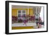 Charming Old World balconies, Cartagena, Colombia.-Jerry Ginsberg-Framed Photographic Print