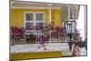 Charming Old World balconies, Cartagena, Colombia.-Jerry Ginsberg-Mounted Photographic Print