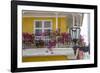 Charming Old World balconies, Cartagena, Colombia.-Jerry Ginsberg-Framed Photographic Print