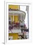 Charming Old World balconies, Cartagena, Colombia.-Jerry Ginsberg-Framed Photographic Print