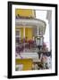 Charming Old World balconies, Cartagena, Colombia.-Jerry Ginsberg-Framed Photographic Print