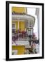 Charming Old World balconies, Cartagena, Colombia.-Jerry Ginsberg-Framed Premium Photographic Print