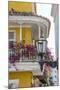 Charming Old World balconies, Cartagena, Colombia.-Jerry Ginsberg-Mounted Premium Photographic Print