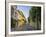 Charming residential street in historic Cartagena, Colombia.-Jerry Ginsberg-Framed Photographic Print