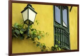 Charming Spanish Colonial Architecture, Old City, Cartagena, Colombia-Jerry Ginsberg-Framed Premium Photographic Print