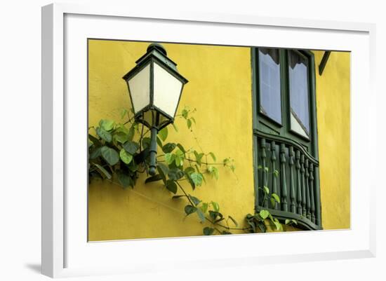 Charming Spanish Colonial Architecture, Old City, Cartagena, Colombia-Jerry Ginsberg-Framed Photographic Print