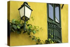 Charming Spanish Colonial Architecture, Old City, Cartagena, Colombia-Jerry Ginsberg-Stretched Canvas