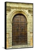 Charming Spanish Colonial Architecture, Old City, Cartagena, Colombia-Jerry Ginsberg-Framed Stretched Canvas